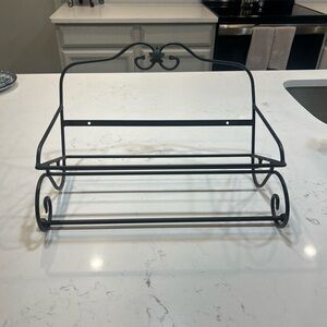 Longaberger Black Metal Wall Rack